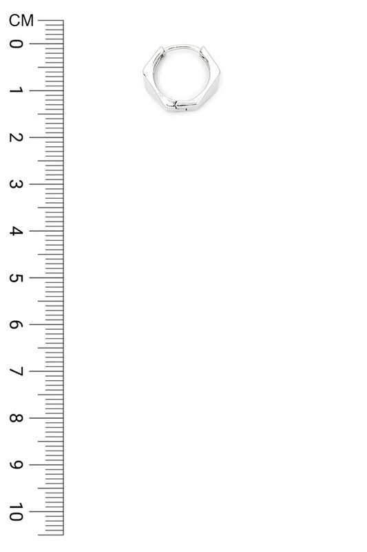 TEEK - Geo Surface Small Ear Hugger Hoops JEWELRY TEEK FG