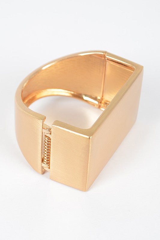 TEEK - Satin Brushed Finish Iconic Square Bangle JEWELRY TEEK FG