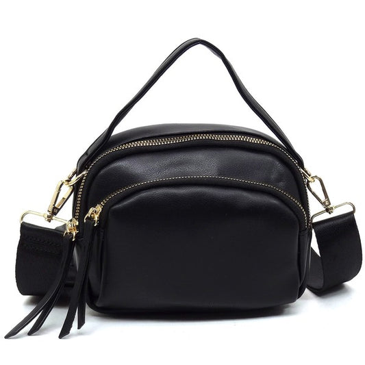 TEEK - Top Handle Crossbody Bag BAG TEEK FG BLACK