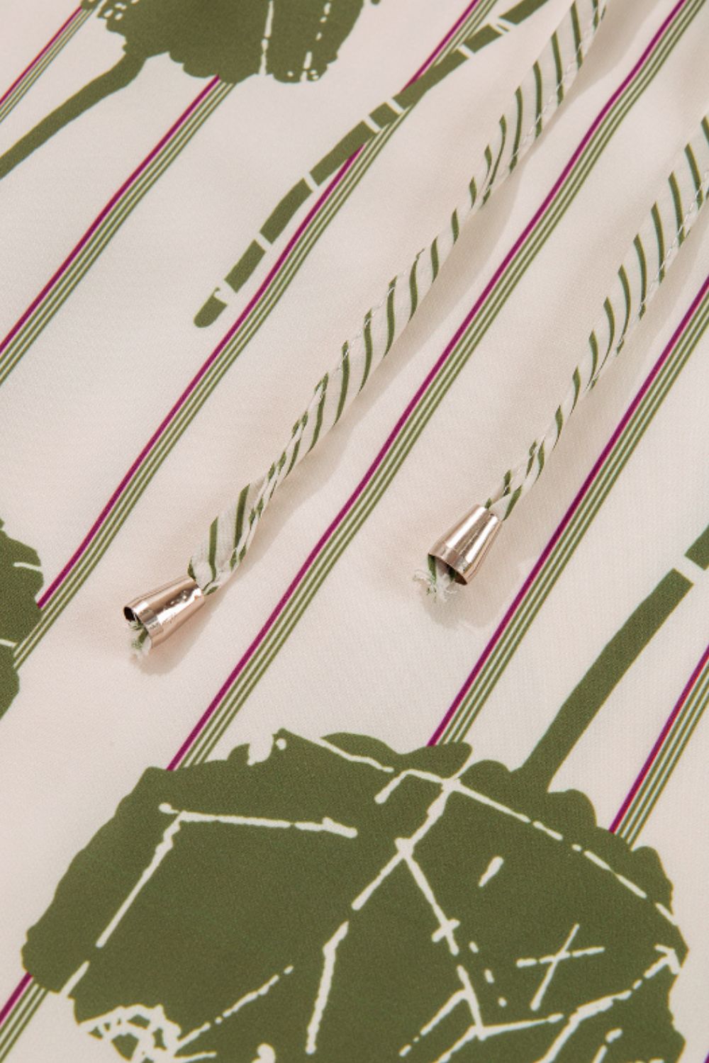 TEEK - Matcha Green Tie Neck Three-Quarter Sleeve Dress DRESS TEEK Trend