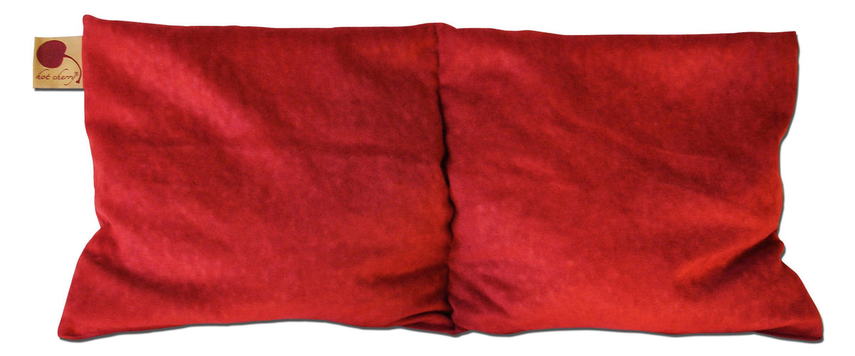 TEEK - Hot Cherry Double Square Pillow Plush Red Ultra-Suede PILLOW TEEK HCP