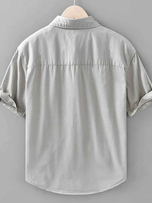 TEEK - Mens Plus Size Casual Color Block Short Sleeve Shirt TOPS TEEK Trend