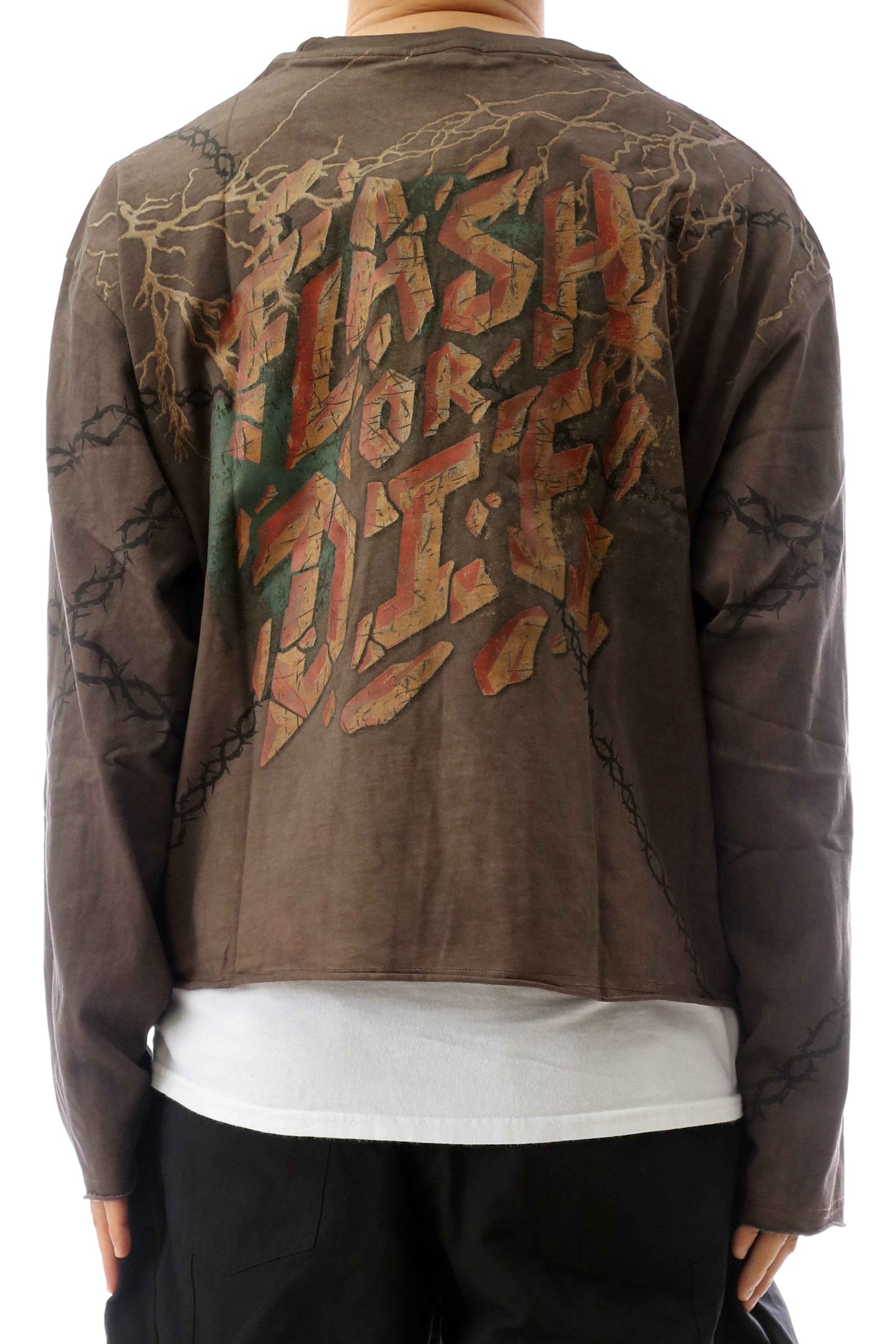 TEEK - HARDY S/N Jersey Long Sleeve Crop Top Tee TOPS TEEK LTK
