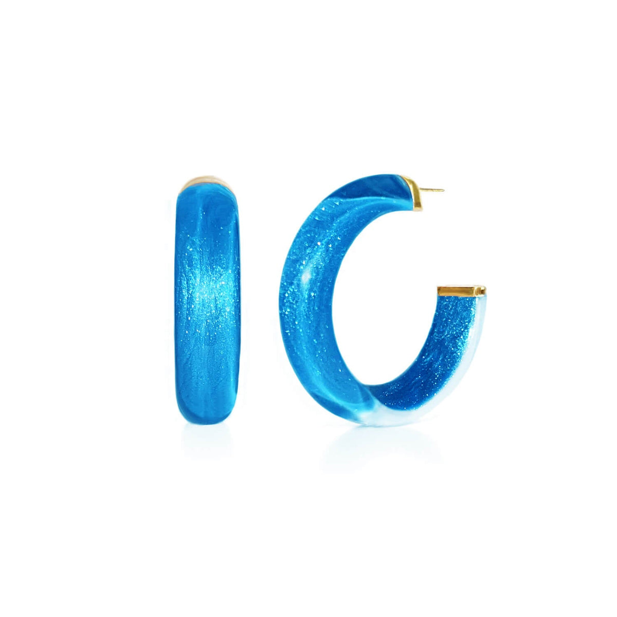 TEEK - Small Illusion Lucite Hoop Earrings JEWELRY TEEK GNH FIJI