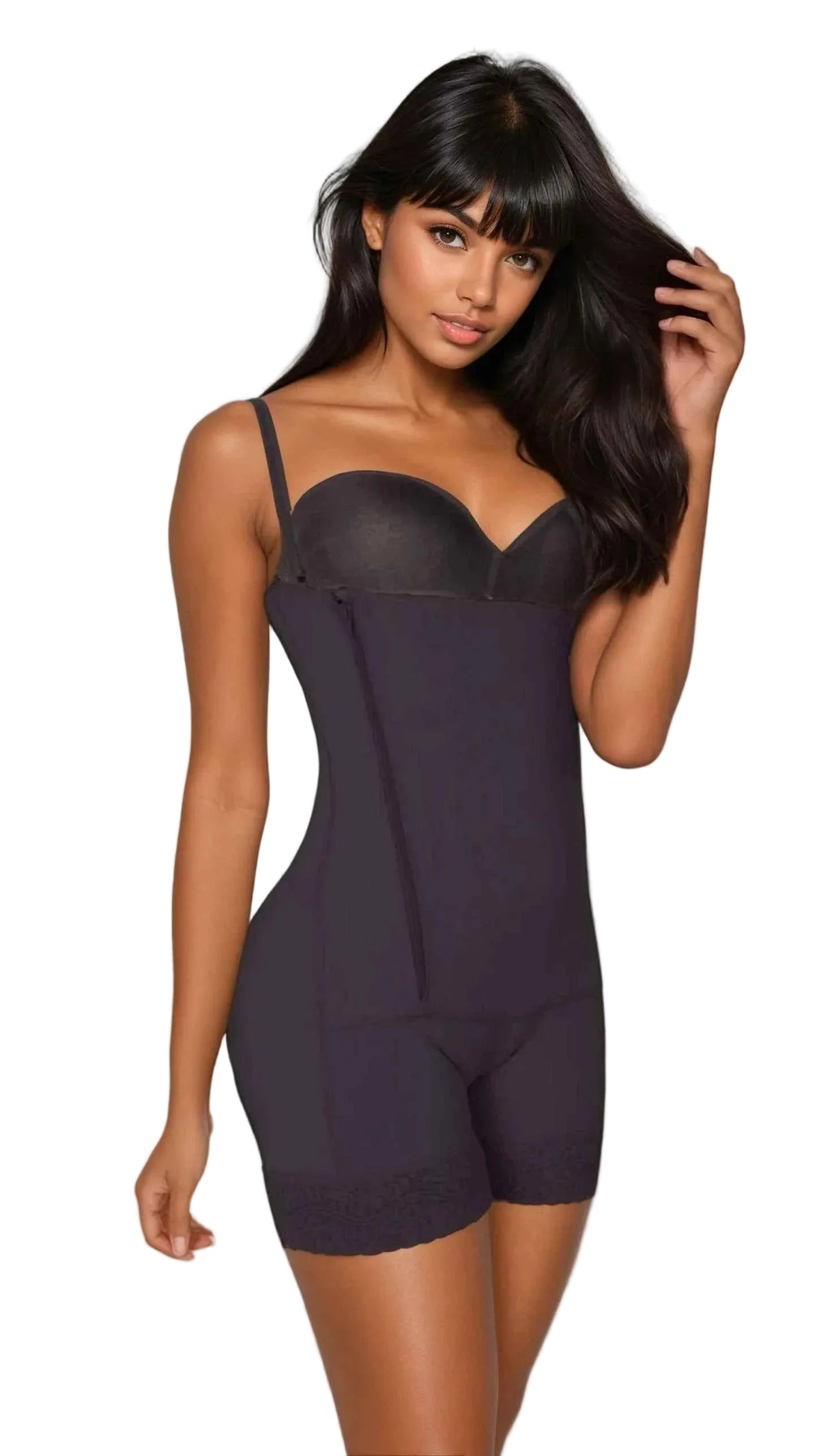 TEEK - Full Body Shapewear w/Side Closure LINGERIE TEEK VS XS Black