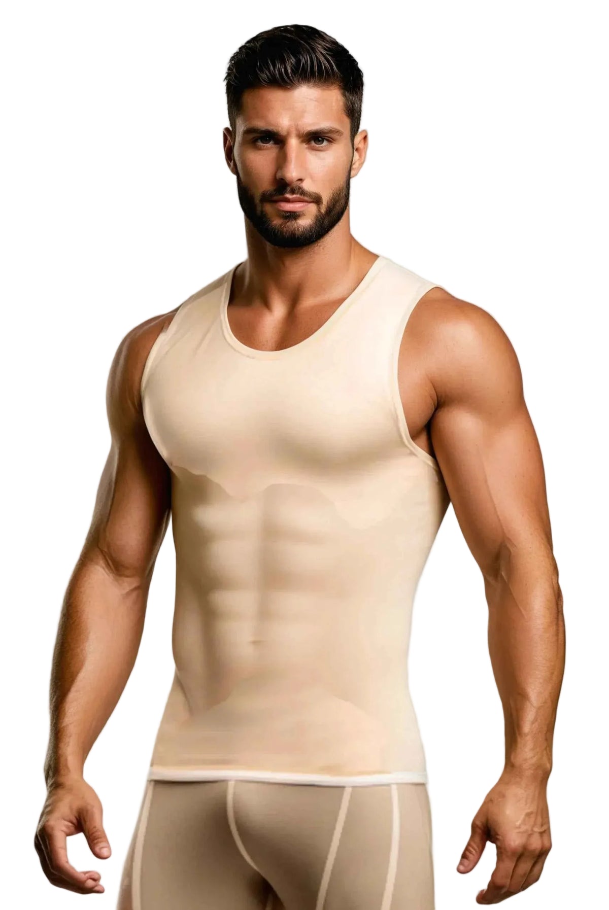 TEEK - Mens Compression Vest UNDERWEAR TEEK VS XS Nude