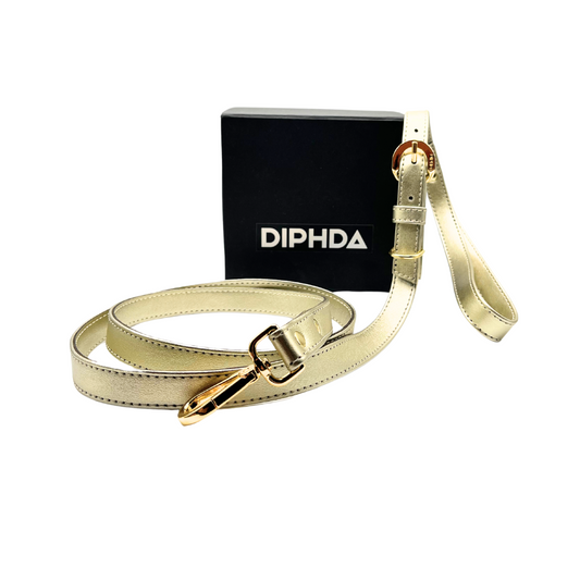 TEEK - Champagne Gold Cactus Leash PET SUPPLIES TEEK DIP S/M Gold Color