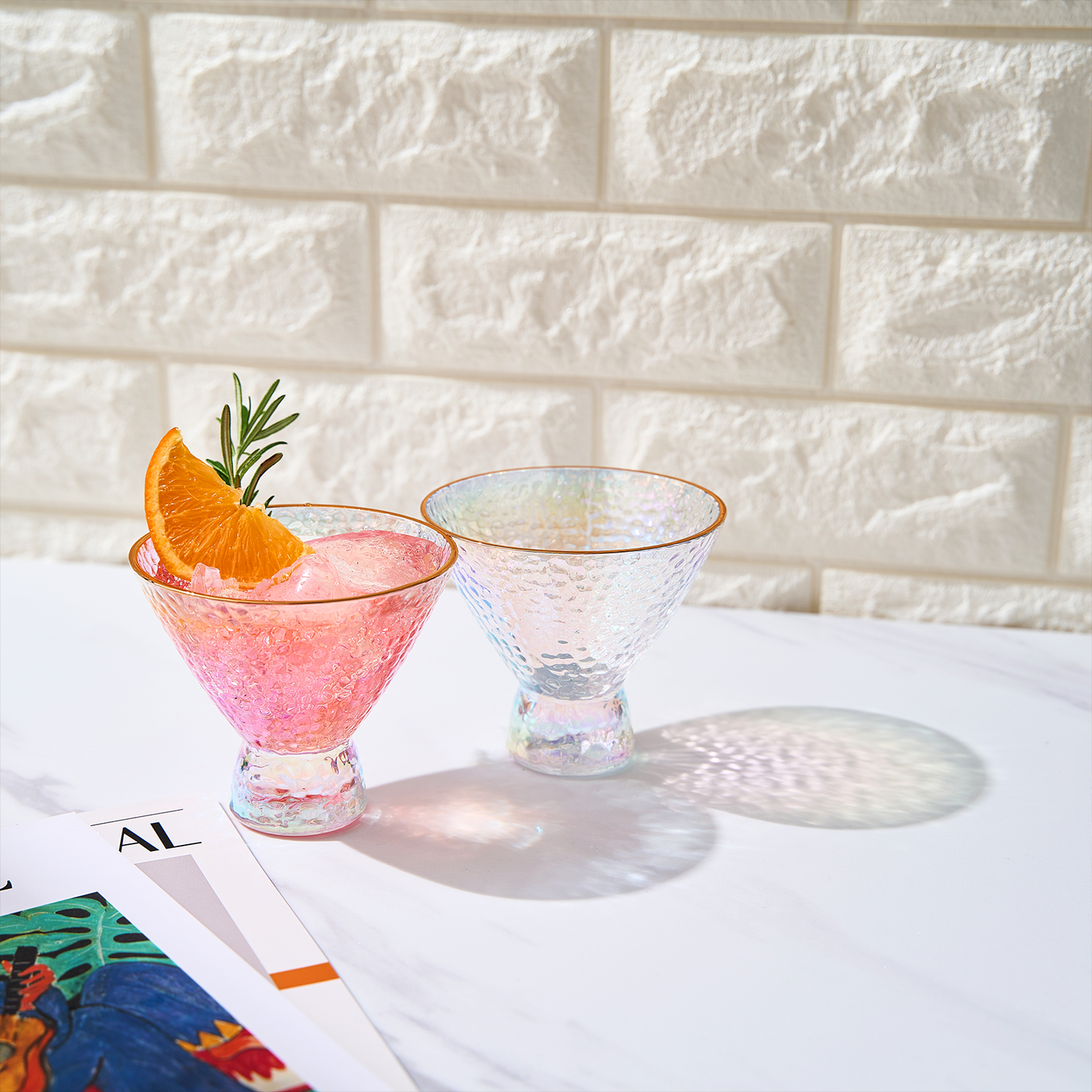 TEEK - Dulce Martini Cocktail Glassware Set HOME DECOR TEEK KS