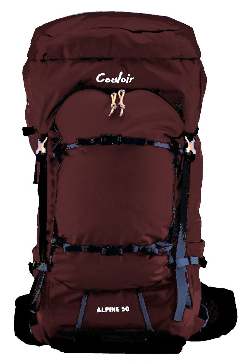 TEEK - 40 or 50 Liter Alpine Ski Pack BAG TEEK LHG Port Red 40 Liter