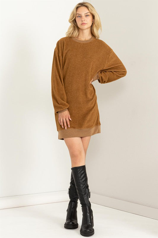 TEEK - Girlfriend Sweatshirt Mini Dress DRESS TEEK FG   