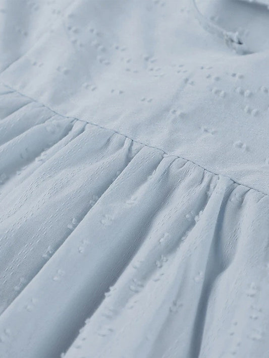 TEEK - Full Size Tied Three-Quarter Sleeve Dress DRESS TEEK Trend