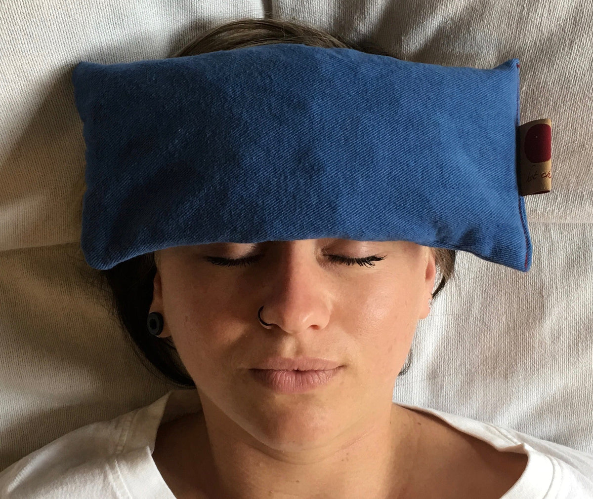 TEEK - Hot Cherry Eye Pillow Blue Denim PILLOW TEEK HCP