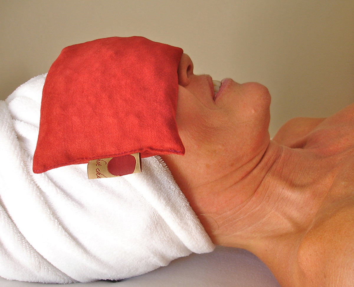 TEEK - Feel Better Pack Red Denim: Square - Eye Pillow & Neck Wrap PILLOW TEEK HCP