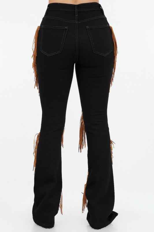 TEEK - Western Fringe Boot Cut Jean JEANS TEEK FG