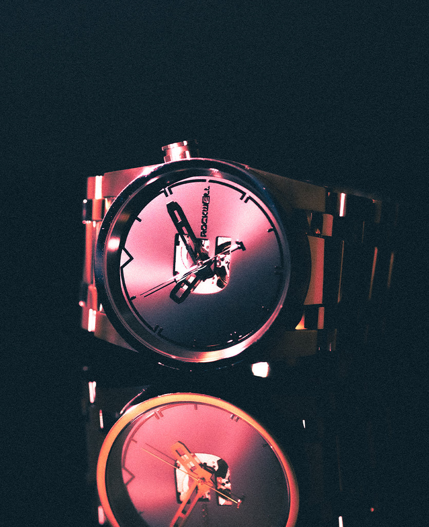 TEEK - 50mm Automatic - Washington Edition Silver/Black Watch WATCH TEEK RT