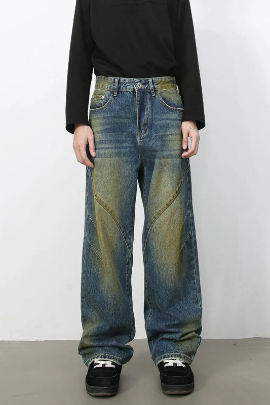 TEEK - Mens Medium Washed Pocketed Jeans JEANS TEEK Trend