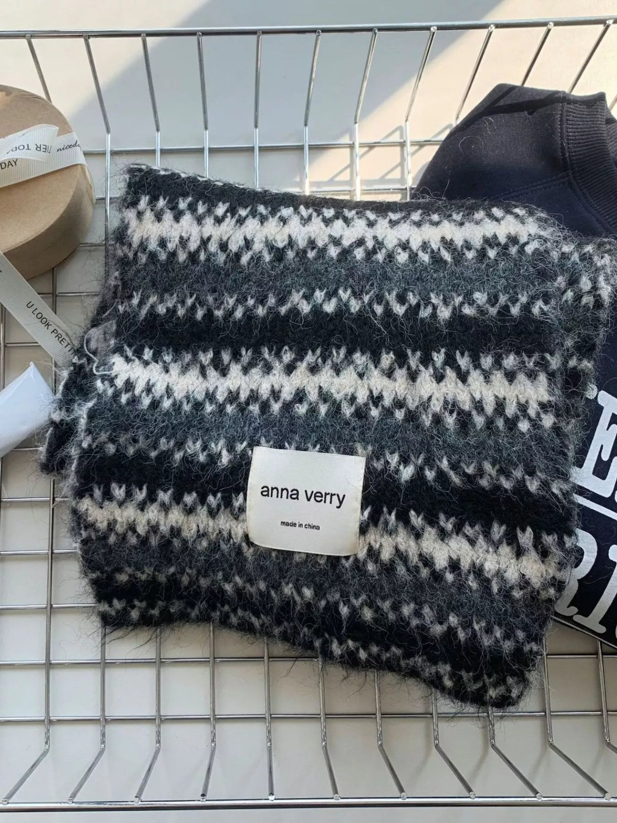 TEEK - Striped Knitted Warm Scarf SCARF TEEK Trend