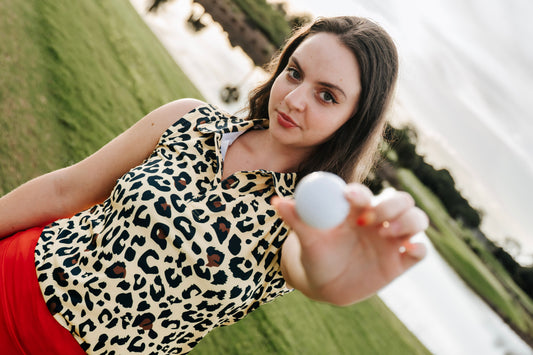 TEEK - Cheetah Leopard Polo TOPS TEEK SIG