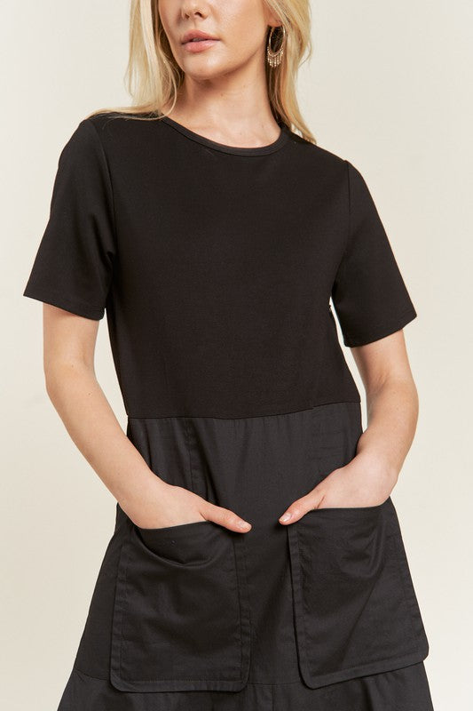 TEEK - FLAT FRONT KNIT DRESS DRESS TEEK FG