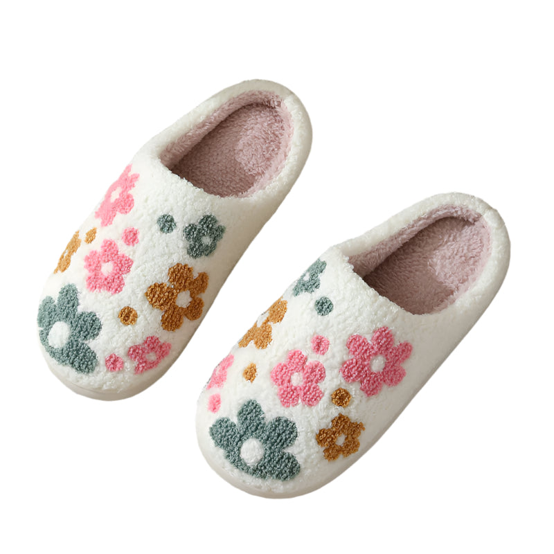TEEK - Flower Pattern Cotton Slippers SHOES TEEK K 6