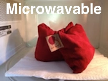 TEEK - Feel Better Pack in Red Ultra Suede: Square, Eye Pillow & Neck Wrap HOME DECOR TEEK HCP