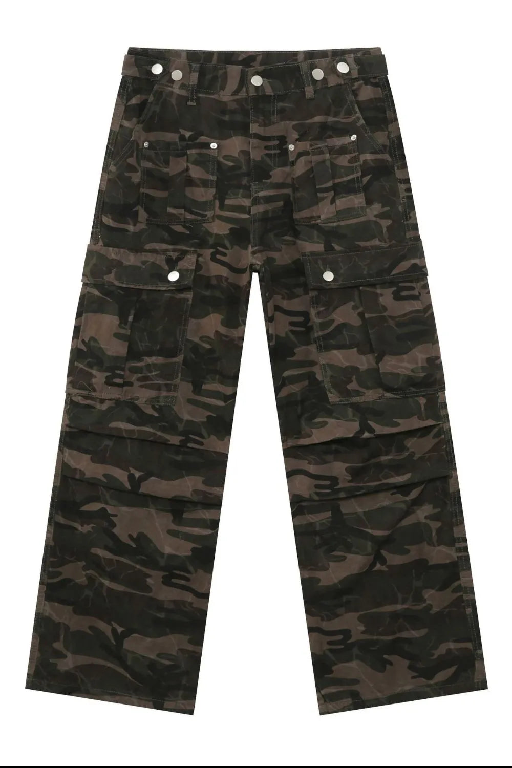 TEEK - Mens Green Camouflage Pocketed Jeans JEANS TEEK Trend