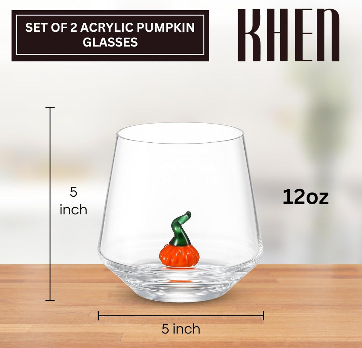 TEEK - Pumpkin Glass Set HOME DECOR TEEK KS