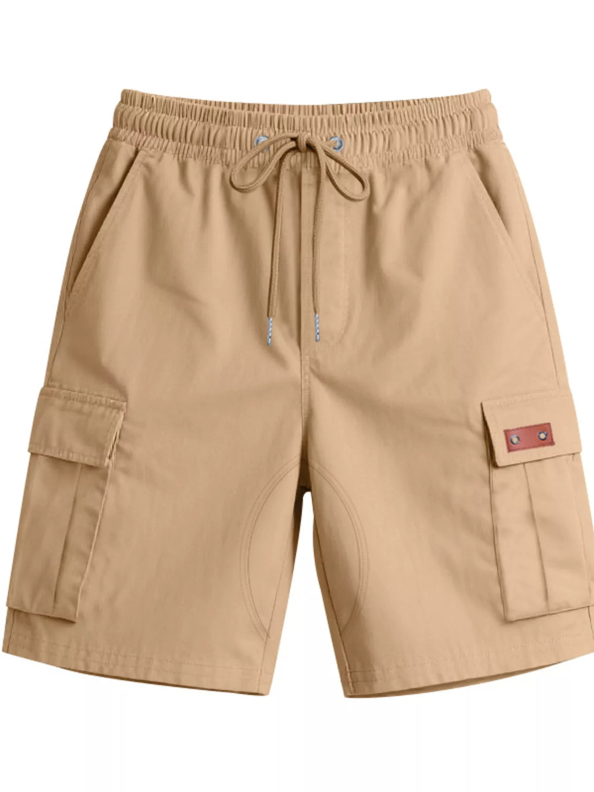 TEEK - Mens Full Size Cargo Shorts with Drawstring Plus Size SHORTS TEEK Trend