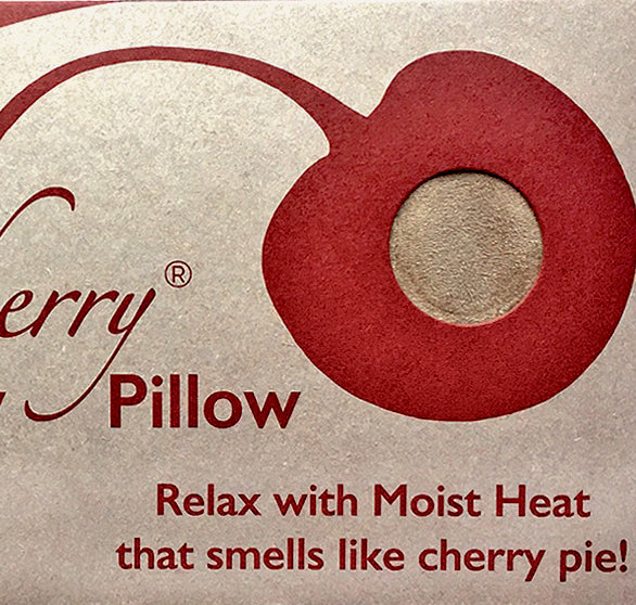 TEEK - Hot Cherry Rectangular/Cervical Neck Pillow Plush Tan Ultra-Suede PILLOW TEEK HCP