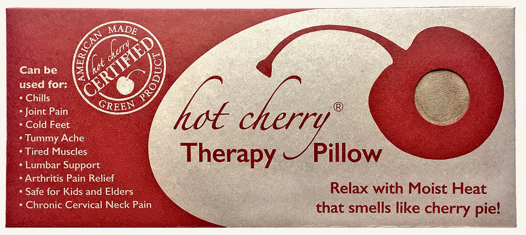 TEEK - Hot Cherry Rectangular/Cervical Neck Pillow Plush Tan Ultra-Suede PILLOW TEEK HCP