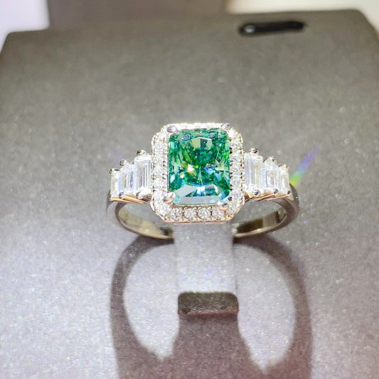 TEEK - 2 Carat Moissanite 925 Sterling Silver Ring JEWELRY TEEK Trend