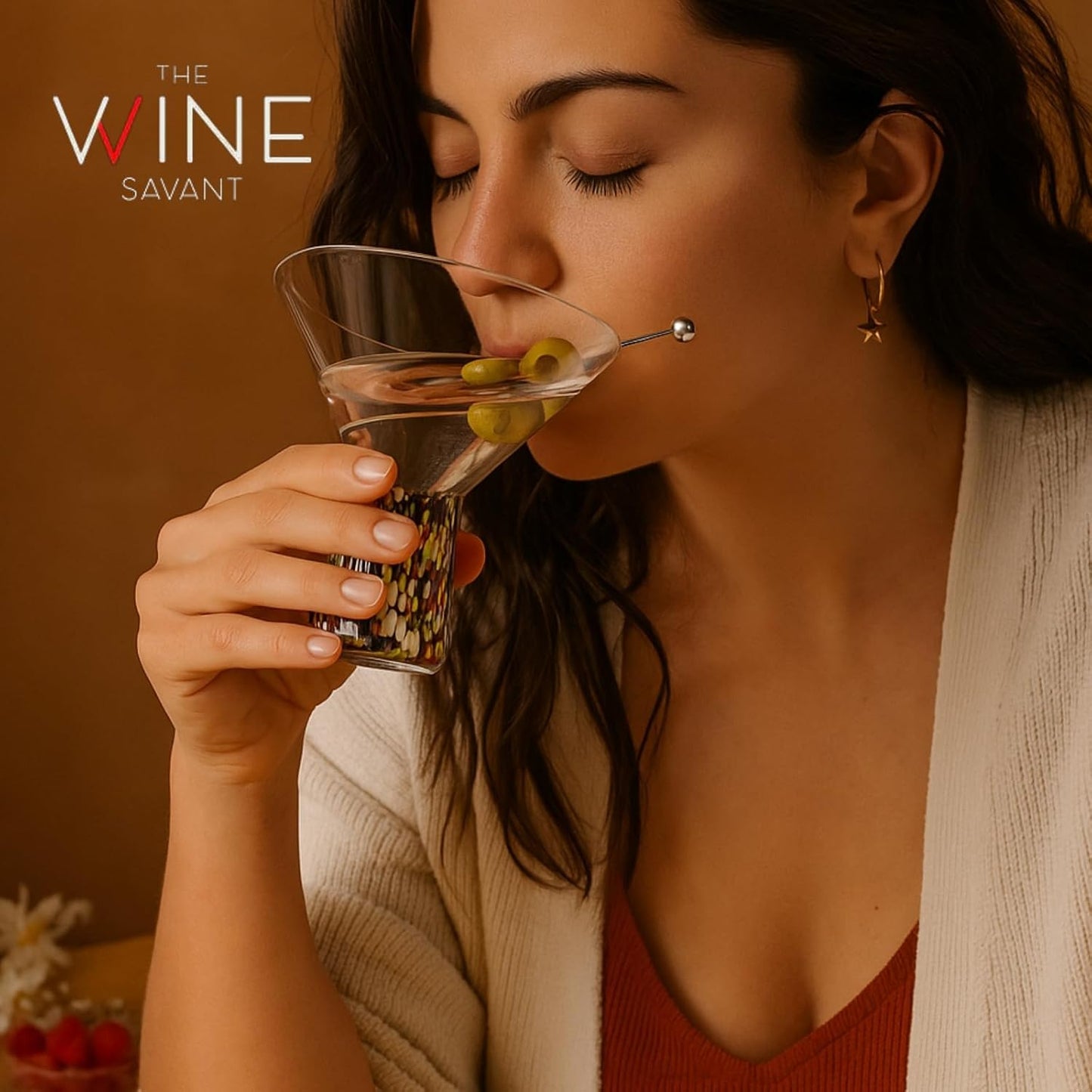 TEEK - Stemless Martini Hand Blown Mexican Confetti Drinkware Set | Clear HOME DECOR TEEK KS