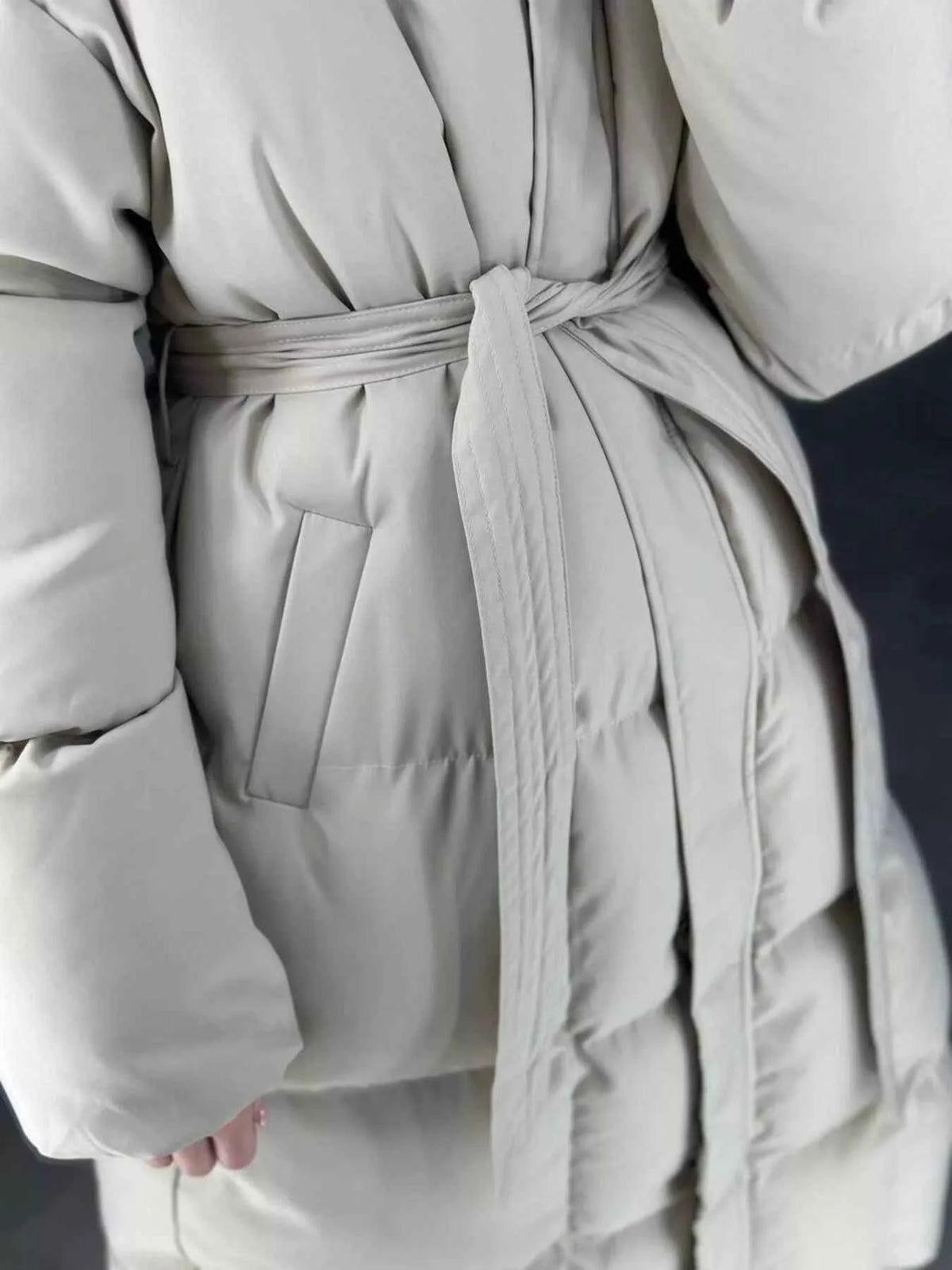 TEEK - Longline Padded Winter Belted Coat COAT TEEK Trend