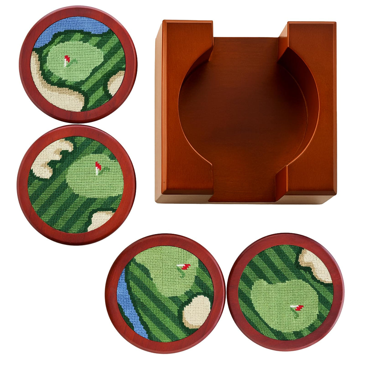 TEEK - Golf Wooden Drink Coasters HOME DECOR TEEK KS