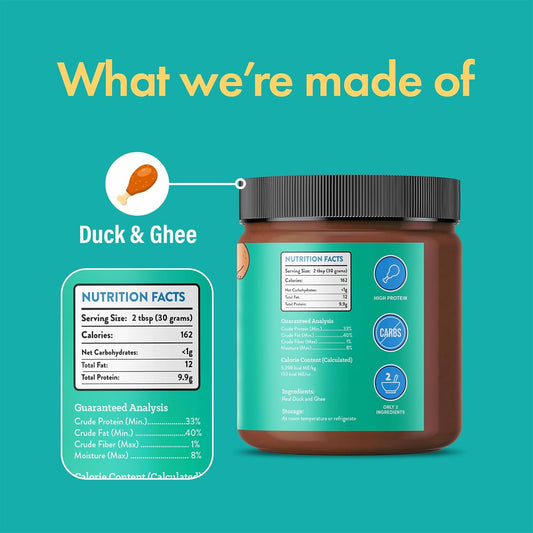 TEEK - Duck & Ghee Meat Spread | NEW 12oz Jar PET SUPPLIES TEEK VPF