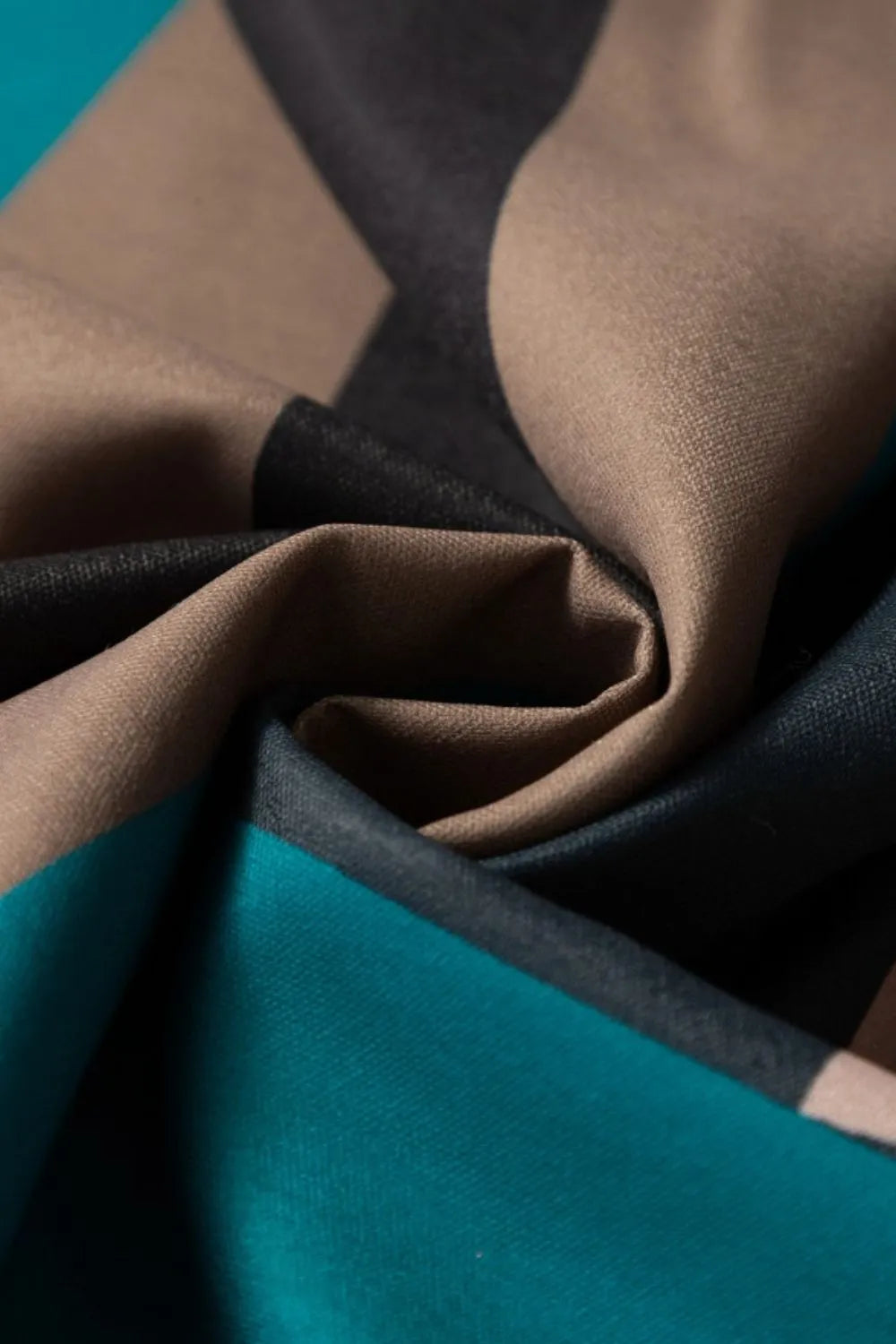 TEEK - Brown Color Block Square Neck Wide Strap Dress DRESS TEEK Trend