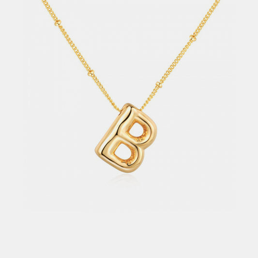 TEEK - A-J Gold-Plated Letter Necklace JEWELRY TEEK Trend Style B