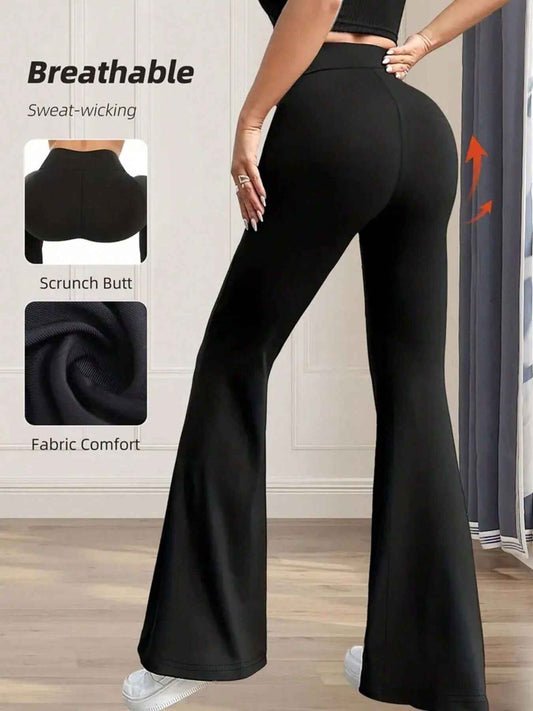 TEEK - High Waist Flare Pants PANTS TEEK Trend