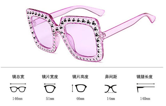 TEEK - So Boom Diamond Square Sunglasses EYEGLASSES theteekdotcom