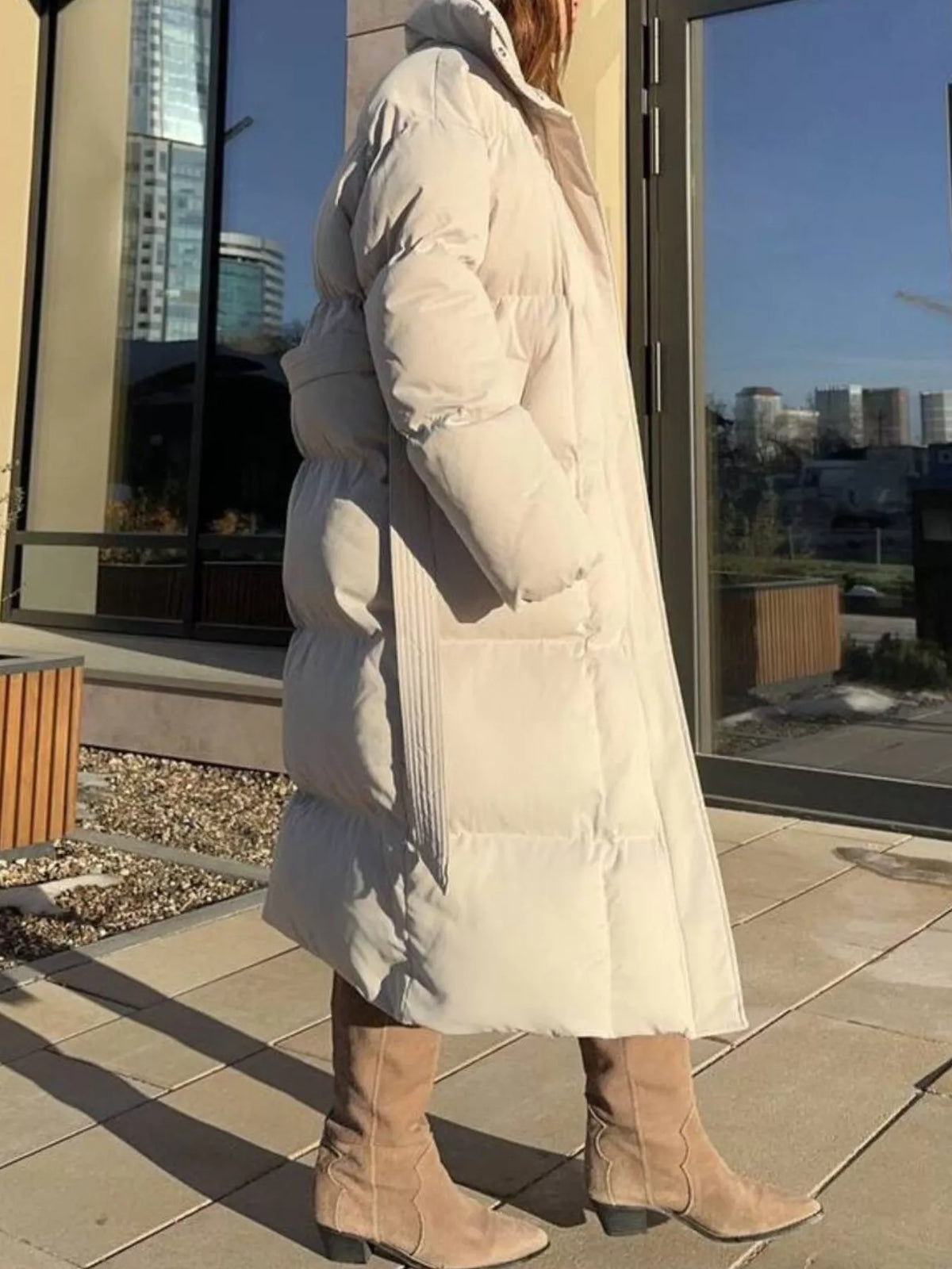 TEEK - Longline Padded Winter Belted Coat COAT TEEK Trend