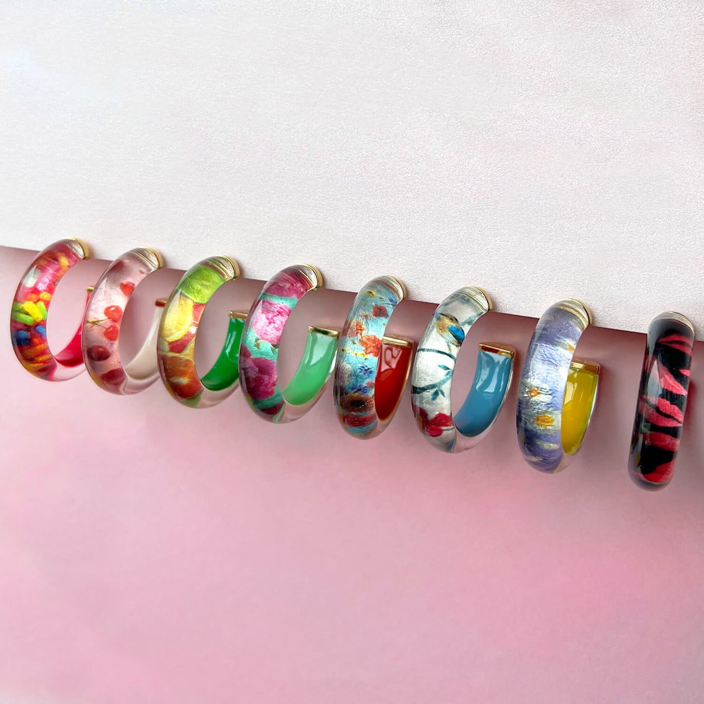 TEEK - Daisy Illusion Hoop Earrings JEWELRY TEEK GNH