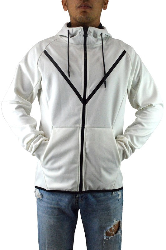 TEEK - Mens Casual Full Zip Up Hoodie Sweatshirts JACKET TEEK FG S