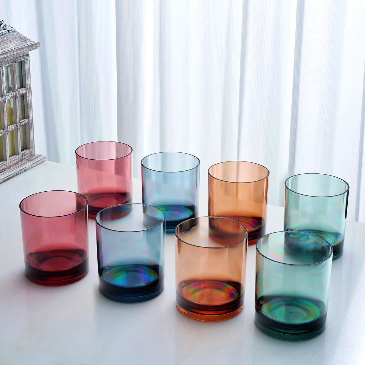 TEEK - Eze Acrylic Lowball Tumbler Glassware Set HOME DECOR TEEK KS