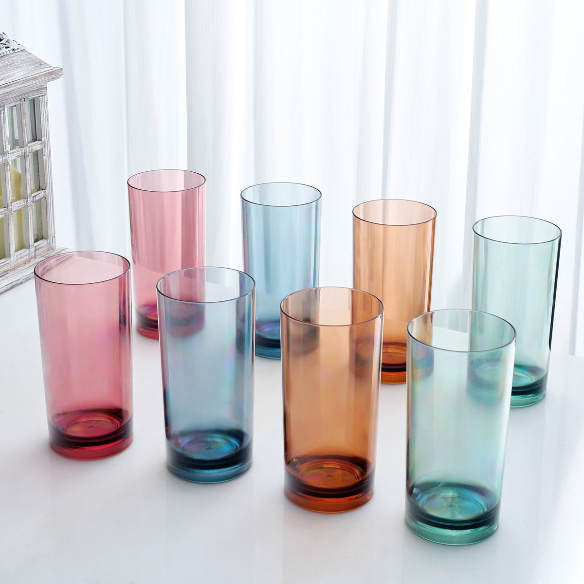 TEEK - Eze Acrylic Highball Glassware Set HOME DECOR TEEK KS