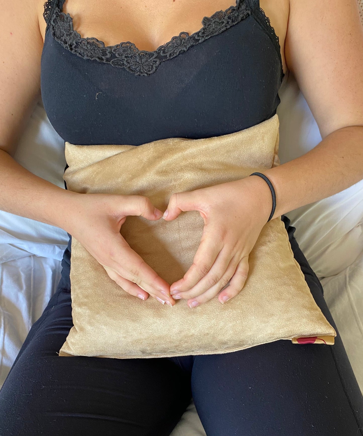 TEEK - Large Square Cherry Stone Pillow in Tan Ultra-Suede PILLOW TEEK HCP