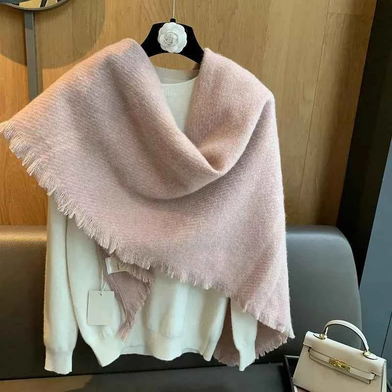 TEEK - Thick Tassel Triangle Shawl Scarf SCARF TEEK Trend