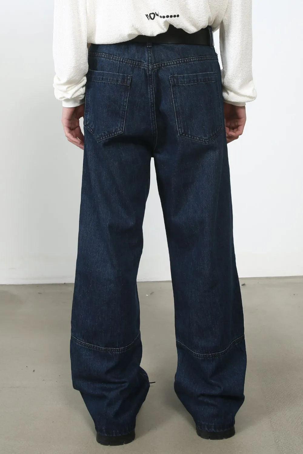 TEEK - Mens Dark Distressed Pocketed Jeans JEANS TEEK Trend