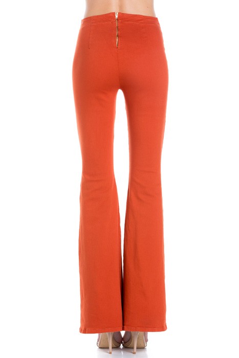 TEEK - Zipper Back Denim Flare TEEK FG