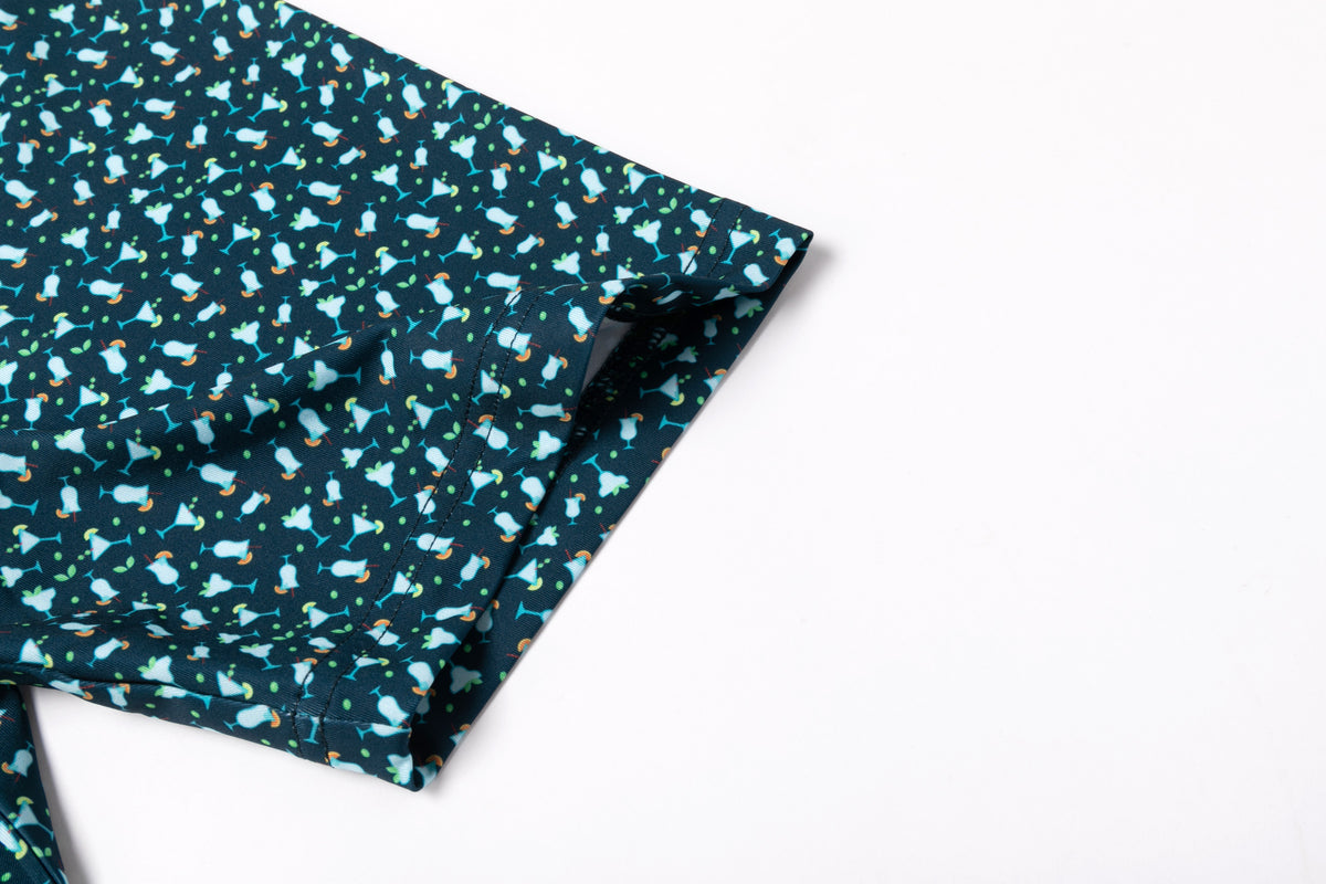 TEEK - Cocktail Hour Mens Polo TOPS TEEK 2P