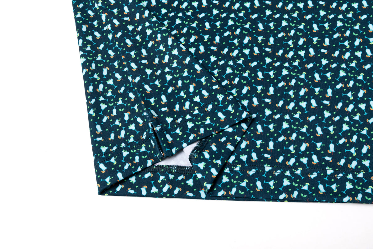 TEEK - Cocktail Hour Mens Polo TOPS TEEK 2P